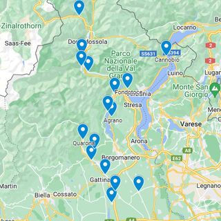 Foto: la geografia delle squadre del girone A di Prima Categoria
