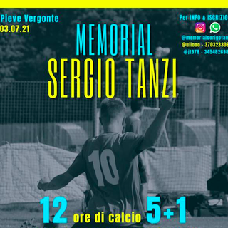 Pieve Vergonte, il 3 luglio la quinta edizione del Memorial Sergio Tanzi