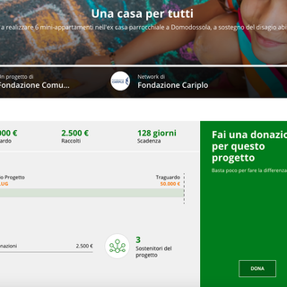 Domodossola, prosegue la raccolta fondi del progetto 'Una casa per tutti'