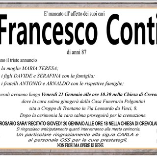 Francesco Conti di anni 87
