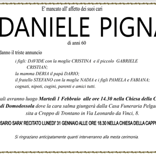 Daniele Pigna di anni 60