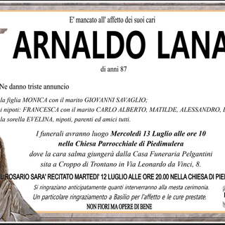 Arnaldo Lana di anni 87