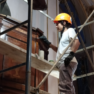 Lavori di restauro per i pulpiti della Collegiata