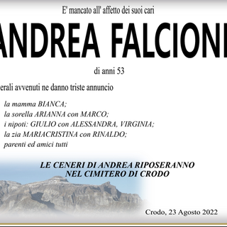Andrea Falcioni di anni 53