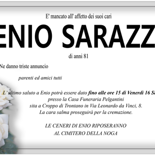 Enio Sarazzi di anni 81