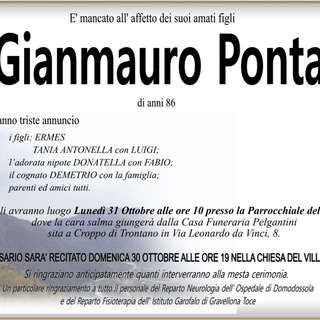 Gianmauro Ponta di anni 86