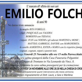 Emilio Folchi di anni 90