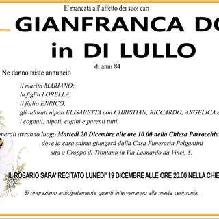 Gianfranca Do in Di Lullo di anni 84