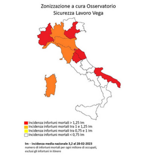 Morti sul lavoro, triste primato del Vco: terzo a livello nazionale