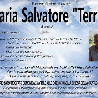 Iaria Salvatore &quot;Terry&quot; di anni 66