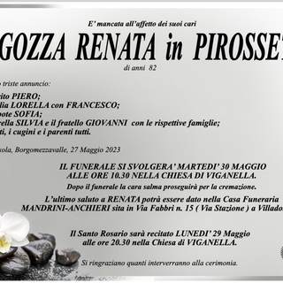 Ragozza Renata in Pirossetti di anni 82