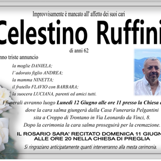 Celestino Ruffini di anni 62