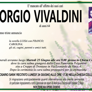 Giorgio Vivaldini di anni 64