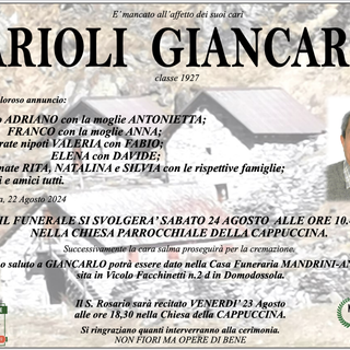 Darioli Giancarlo classe 1927