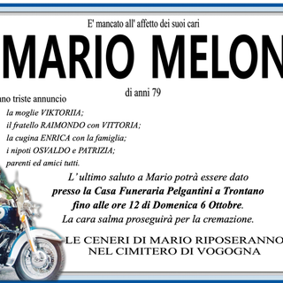 Mario Melon di anni 79