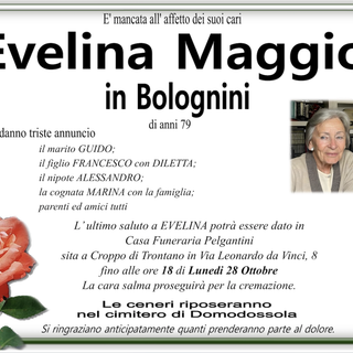 Evelina Maggio in Bolognini di anni 79