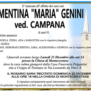 Clementina "Maria" Genini ved. Campana