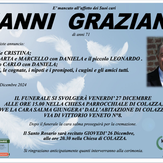 Manni Graziano di anni 71