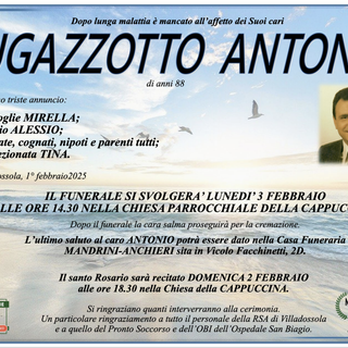 Fugazzotto Antonio di anni 88