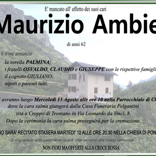 Maurizio Ambiel 62 anni
