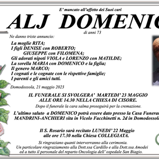 Alj Domenico di anni 73