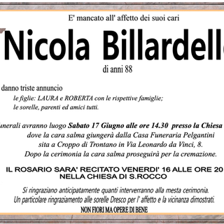 Nicola Billardello di anni 88