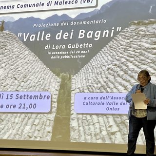 Successo a Malesco per la serata dedicata alla Valle dei Bagni