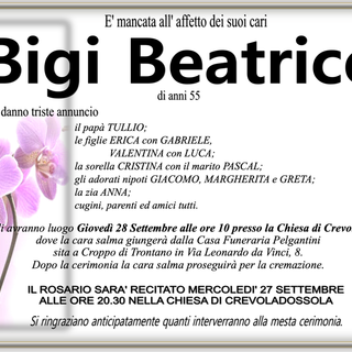 Bigi Beatrice di anni 55