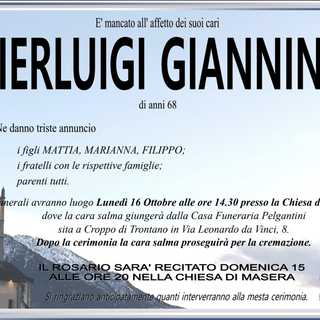 Pierluigi Giannini di anni 68