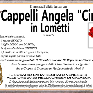 Capelli Angela &quot;Cina&quot; in Lometti di anni 79
