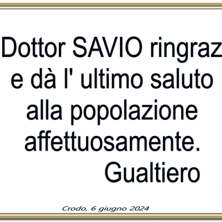Dott. Gualtiero Savio