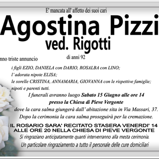 Agostina Pizzi ved. Rigotti
