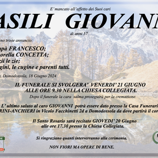 Casili Giovanni di anni 57