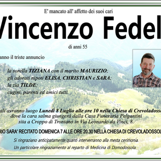 Vincenzo Fedeli di anni 55