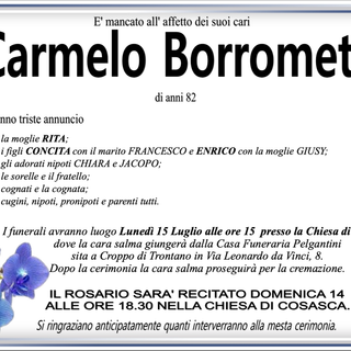 Carmelo Borrometi di anni 82