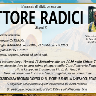 Ettore Radici di anni 77