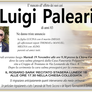 Luigi Paleari di anni 83 Luigi Paleari di anni 83