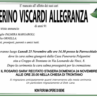 Guerino Viscardi Allegranza 91 anni