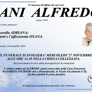 Zani Alfredo di anni 84 Zani Alfredo di anni 84