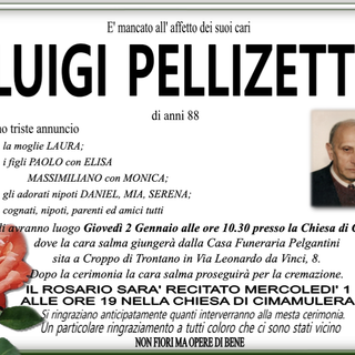 Luigi Pellizetti 88 anni
