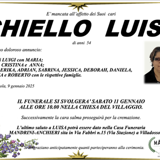 Chiello Luisa di anni 54