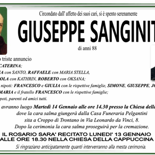 Giuseppe Sanginiti 88 anni