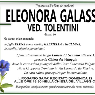 Galasso Eleonora ved. Tolentini 86 anni