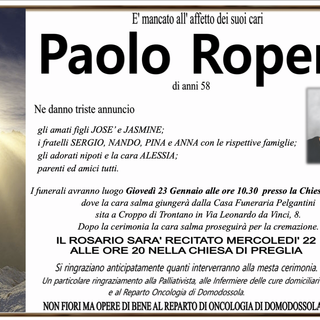 Paolo Roperti di anni 58