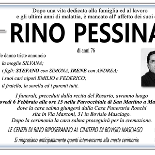 Rino Pessina di anni 76