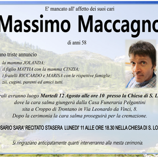 Massimo Maccagno di anni 58