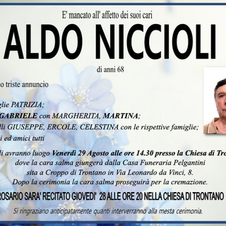 Aldo Niccioli 68 anni