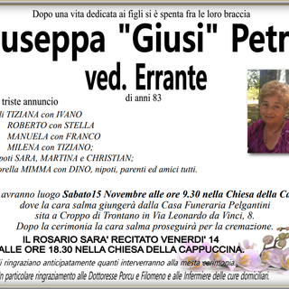 Giuseppa Petrulli ved. Errante di anni 83