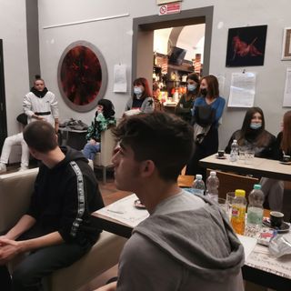 Gli studenti dell'Enaip protagonisti del primo appuntamento di Wide Art Vco per dire No alla violenza contro le donne