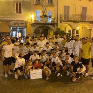 Presentazione in piazza Mercato per la Juve Domo di mister Nino  FOTO e VIDEO